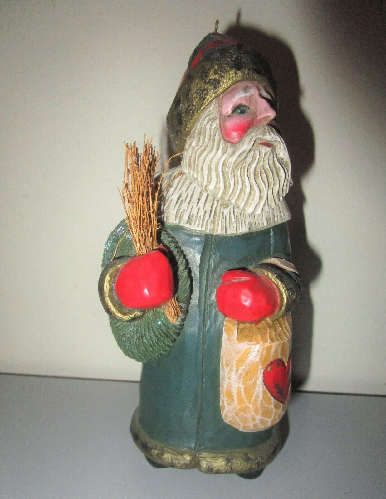 Midwest Cannon Falls Leo Smith Belsnickle Santa Claus Sticks Christmas Ornament Tanie i popularne