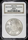 1884-O $1 Morgan Silver Dollar NGC MS 64 | Great Montana Collection UNC BU