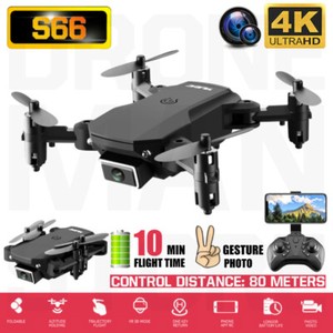 Drone X Pro Aircraft Wifi Fpv 4k Hd Camera Foldable 6 Axis Rc Quadcopter W Case Ebay