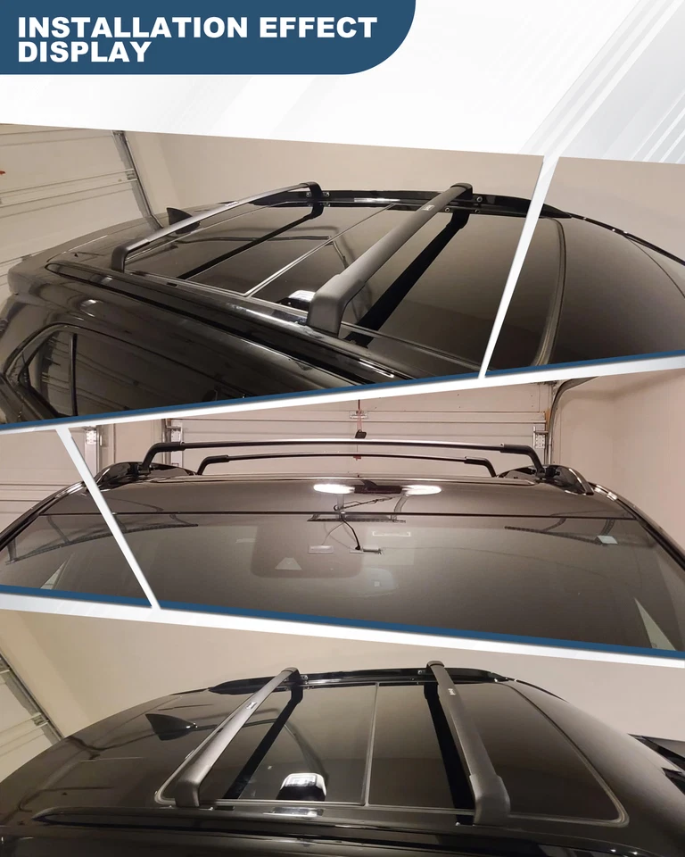 220 lbs Cross Bars For 2013-2019 Ford Escape Roof Rail Luggage Rack — 第 2/4 张图片