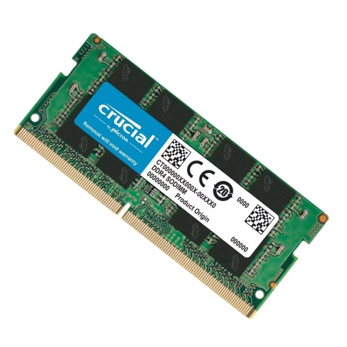 Crucial 128GB (4X32GB) DDR4 3200MHz PC4-25600 SODIMM Memory Ram