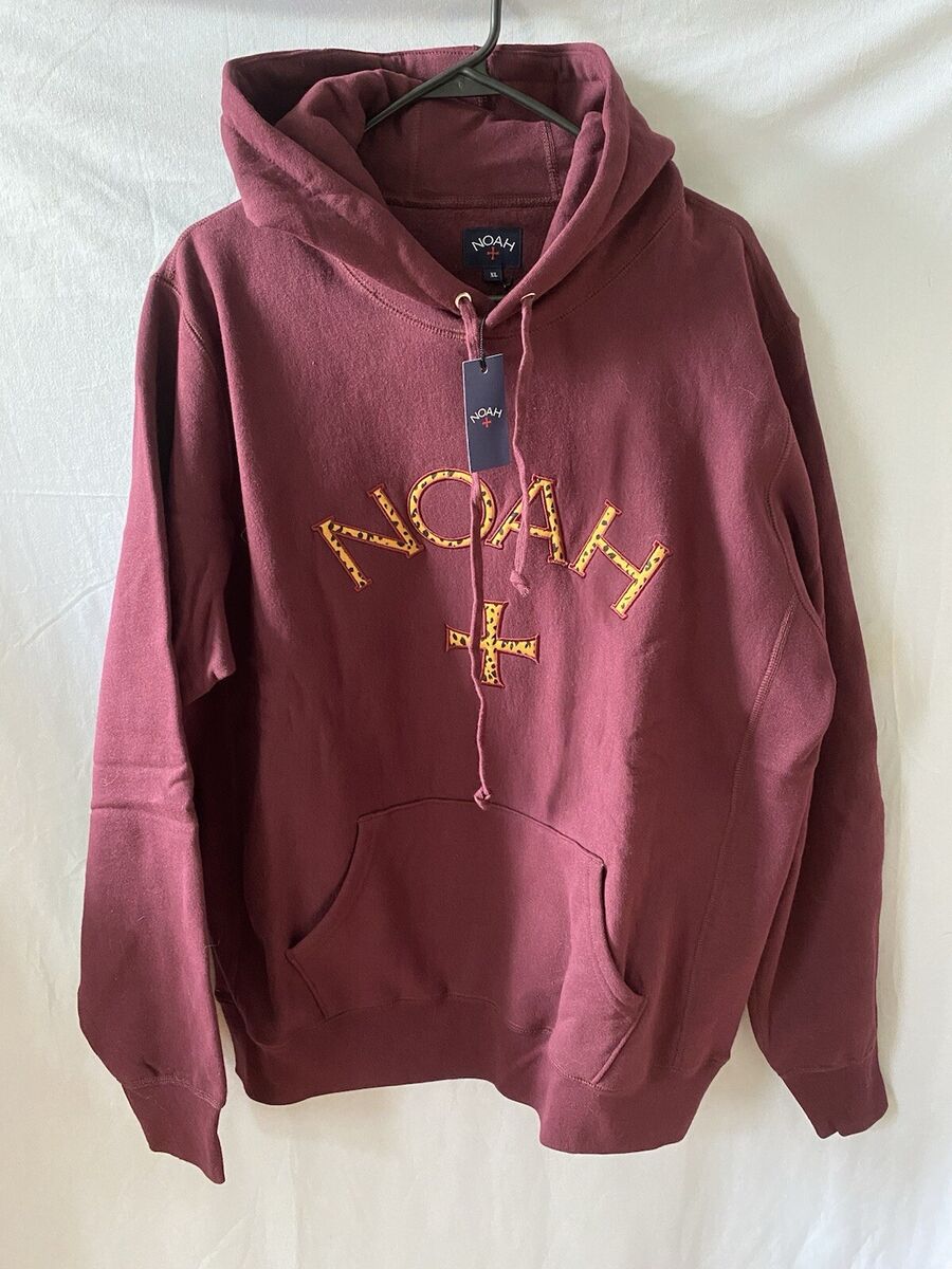 NOAH Cheetah Core Logo Hoodie maroon men's XL NEW W/ TAGS | eBay NOAH Cheetah Core Logo Hoodie maroon men's XL NEW W/ TAGS | eBay