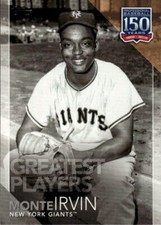 2019 Topps Monte Irvin #GP-47 Greatest Players Gold 7I