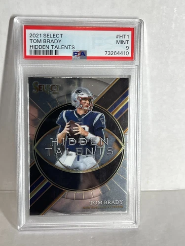 2021 Select   HIDDEN TALENTS TOM BRADY PSA 9