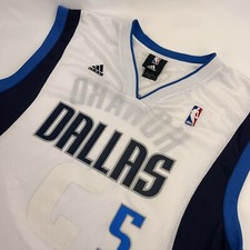Josh HOWARD Dallas MAVERICKS Jersey #5 Size L Adidas White NBA Autographed NWoT
