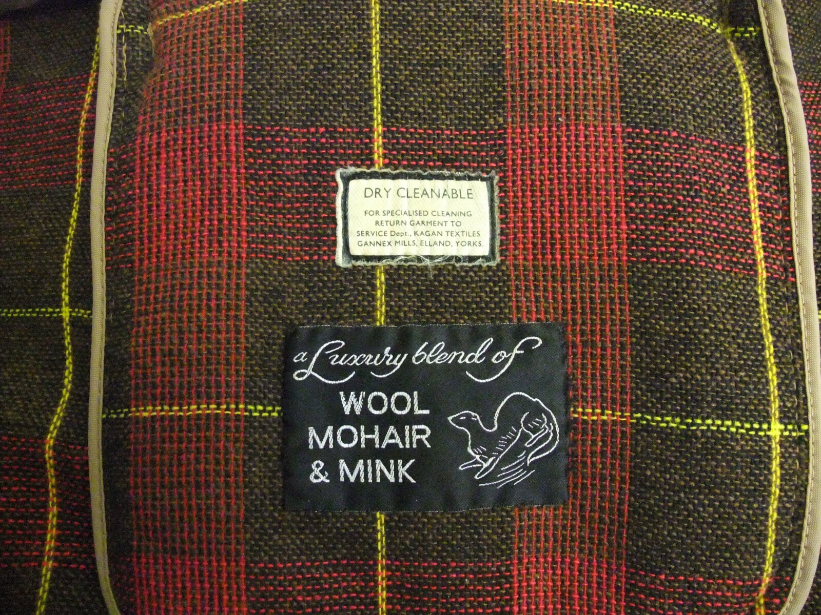 ALTRA Cappotto da uomo tessuti Kagan taglia L cammello lunghezza 38" miscela lana mohair visone 2408