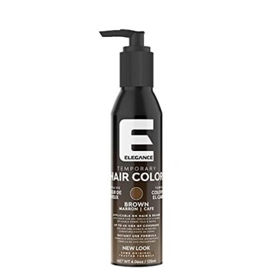 Elegance Temporary Hair Color - Brown 4.06 oz / 120 ml ammonia peroxide-free