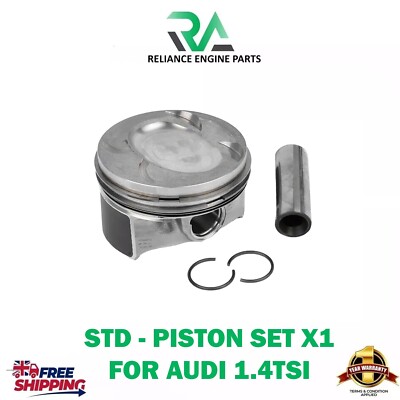 VW Audi 1.4TFSI Piston Set X1 Std A1 A3 Golf V Jetta Scirocco Passat