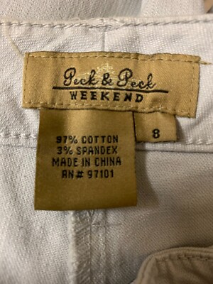 Peck & Peck Weekend Women's Pants Size 8 | eBay