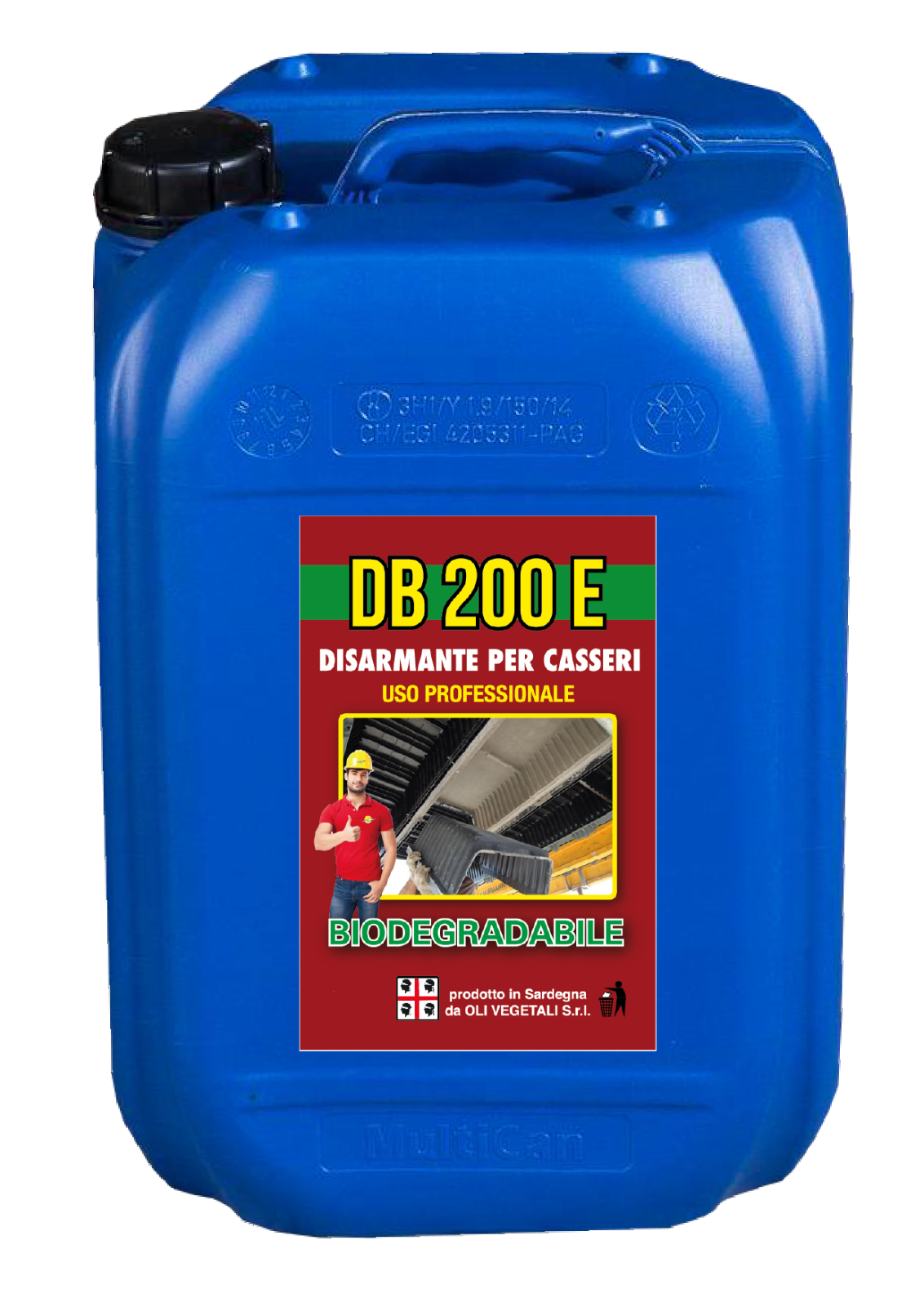 Disarmante DB 200 EDISARMANTE Casseri Casseformi Legno e Calcestruzzi 20 Litri