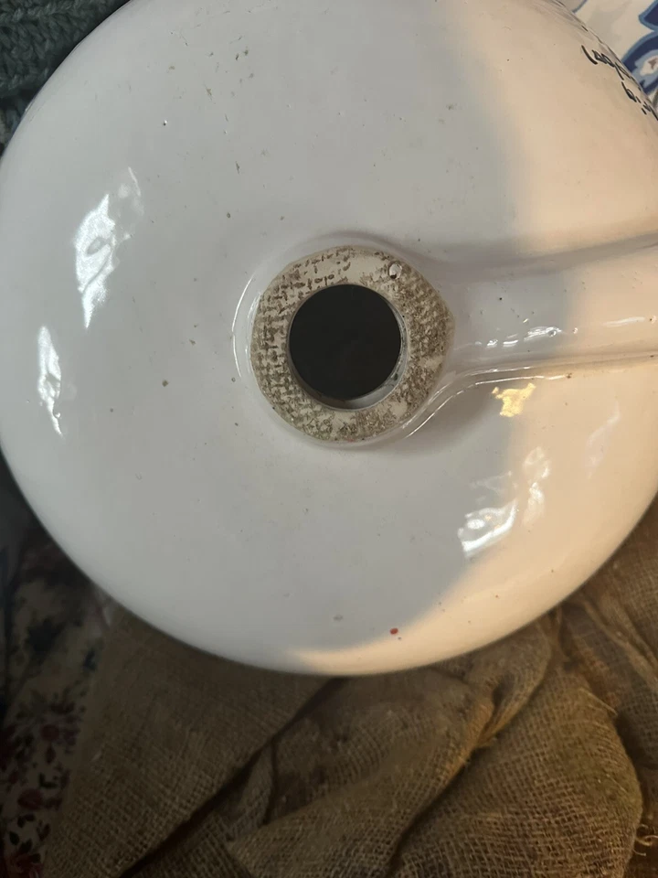 Fregadero Talavera azul y blanco 16,5 pulgadas fregadero redondo Foto 2 de 4