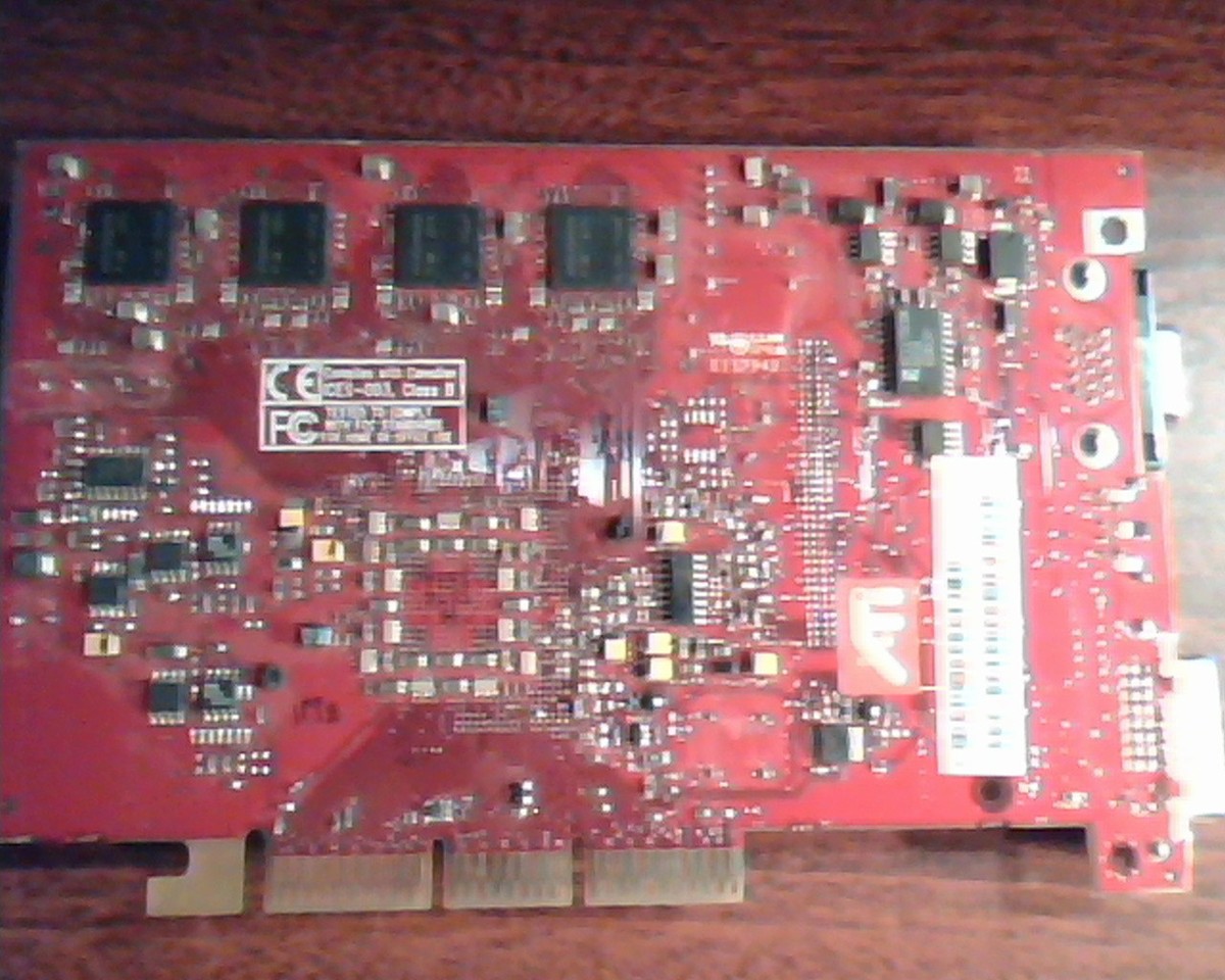 AGP Card ATI Radeon 9500 Pro 128M 109-A05600-00 102A0560100 Video.
