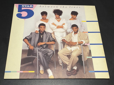 Five Star - Between The Lines - Vinyl Record LP Album - 1987 BMG - 5 Star