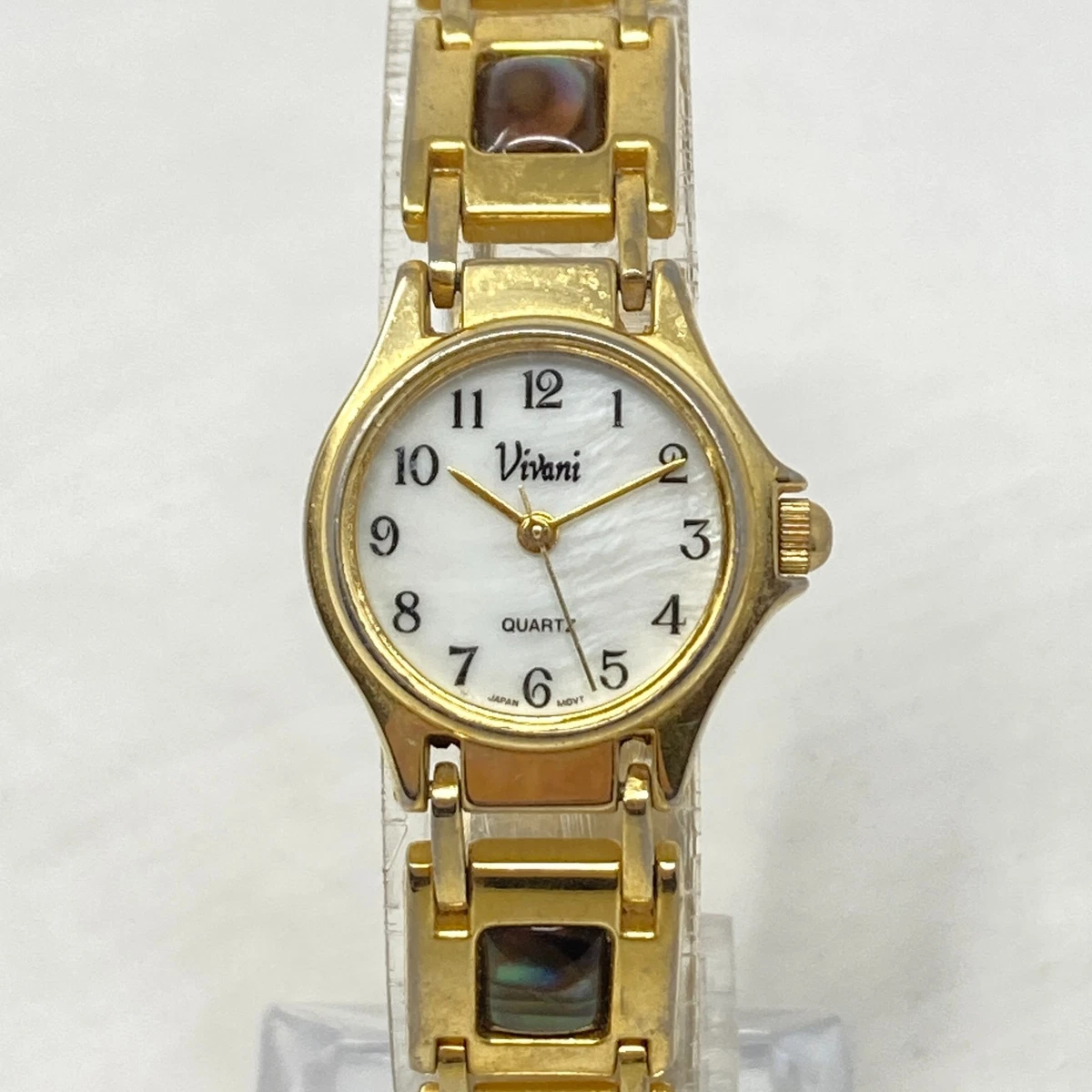 Vintage Vivani Accutime Gold Tone Stainless Quartz Square Face Watch Japan Movt s-l1200.jpg main image 3