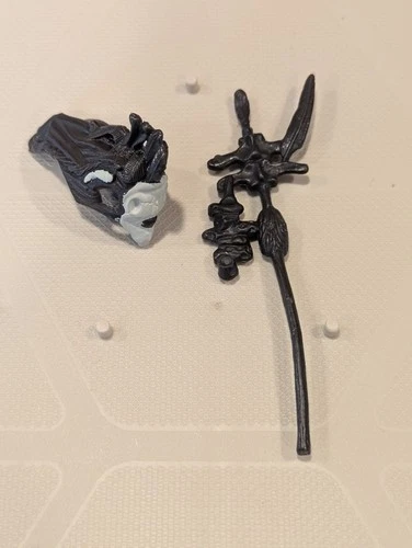 Vintage Star Wars Logray Headdress/Hood & Staff Original Accessory Kenner