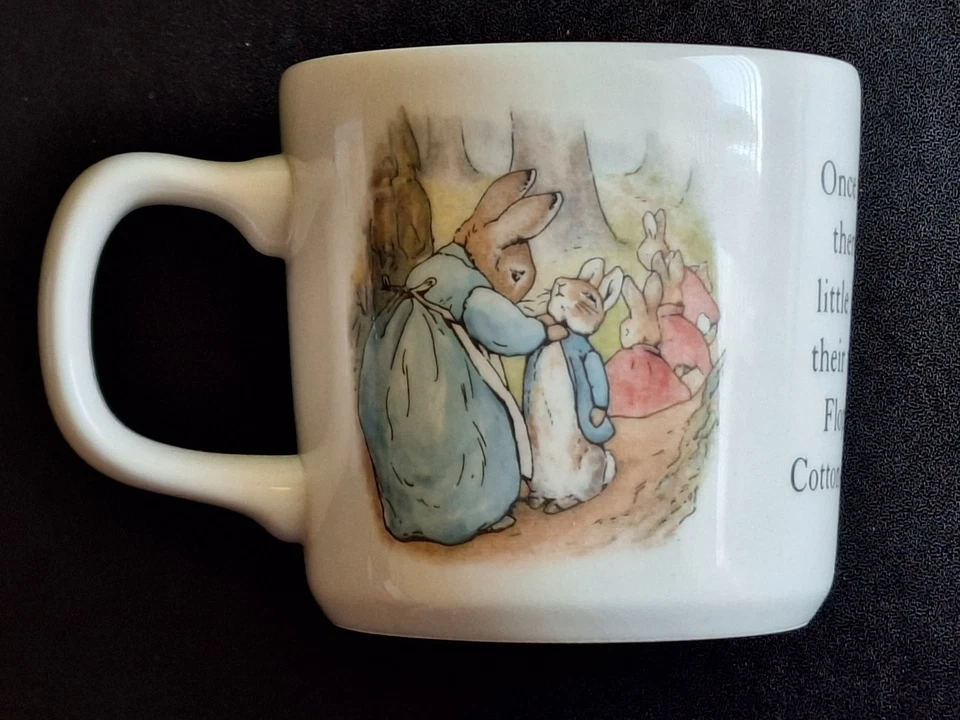 Wedgwood Beatrix Potter Cup Mug Peter Rabbit Frederick Warne England in Box 8 Oz - Image 2 of 4