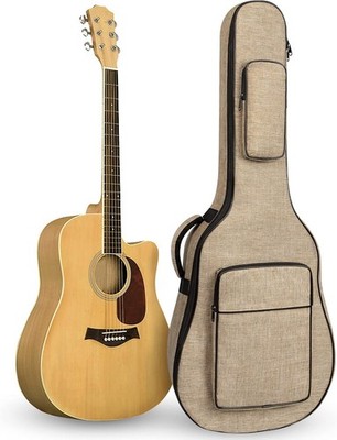 Funda Guitarra Acustica 39 a 41 Pulgadas Acolchada Impermeable Correa Ajustable