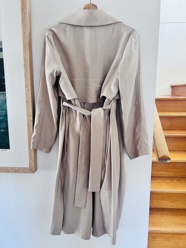 Viktoria and Woods Classic Light Trench Coastal Beige Aus Size 8-12 - Picture 2 of 4