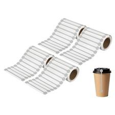 4Rolls Total 2000Pcs Tamper Evident Tape, 3.9x0.5Inch Tamper Proof,Silver