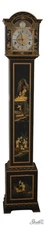 F70699: ELLICOT OF LONDON Chinoiserie Diminutive Grandmother Dwarf Clock