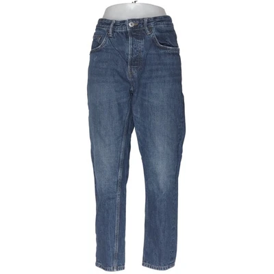 Zara, jean, taille : 42, bleu, coton, monochrome, denim, femme #p51 - Photo 1/4