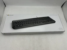NEW Microsoft Wired Keyboard 600 Black (Model 1576) Factory Sealed FREE S/H