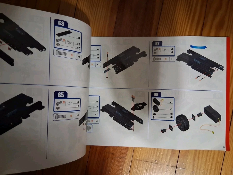 Meccano Meccanoid G15 Personal Robot Manual Instruction Booklet Only - Image 4 of 4