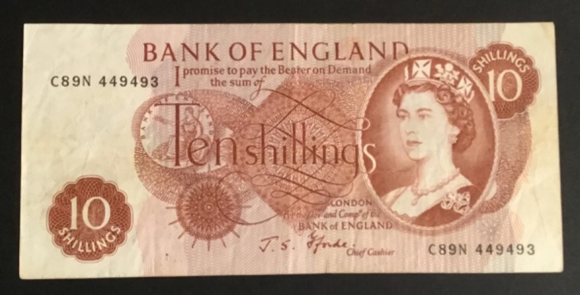 10 Shilling Note In Uk Paper Money for sale | eBay
