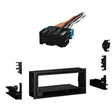 Fits GMC Sierra 99-02 Single DIN Aftermarket Harness Radio Install Dash Kit