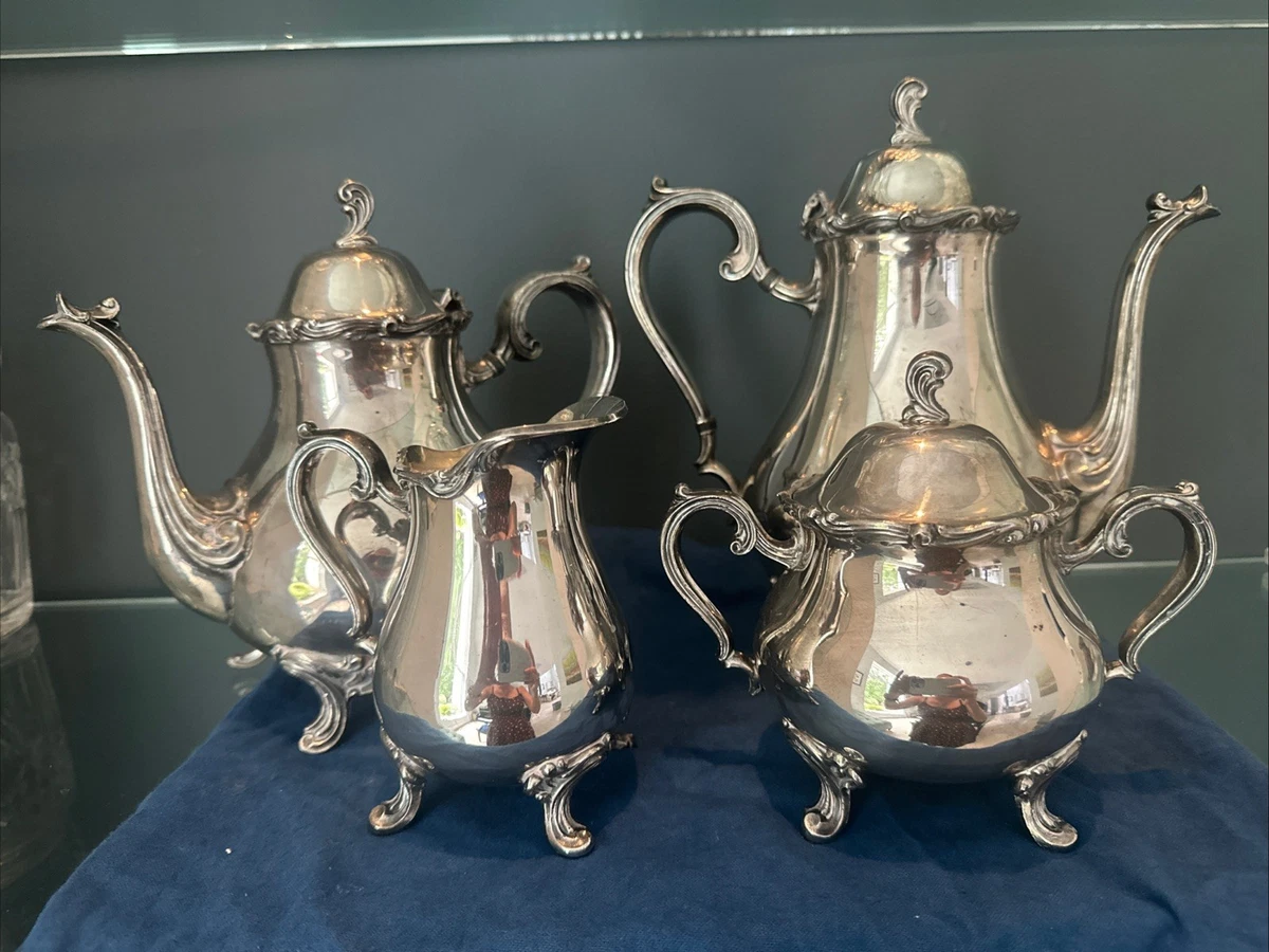 Webster Wilcox In Antique Us Silver-Plated Teapots, Coffee Pots