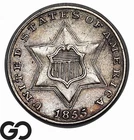 1855-P Three Cent Silver — photo from another recent sale
