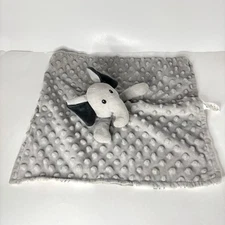 Boritar Elephant Lovey Gray Baby Security Blanket Plush Animals Underside 13"
