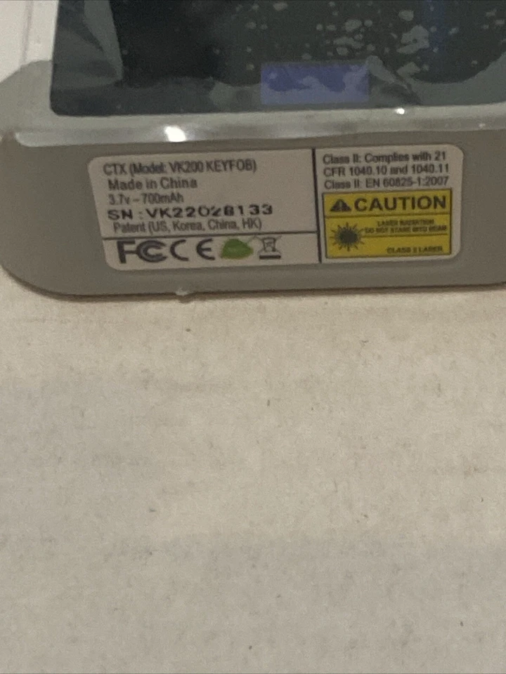 Brookstone CTX (Model: VK222028133 (Keyfob) BT Virtual Bluetooth Keyboard - Image 4 of 4