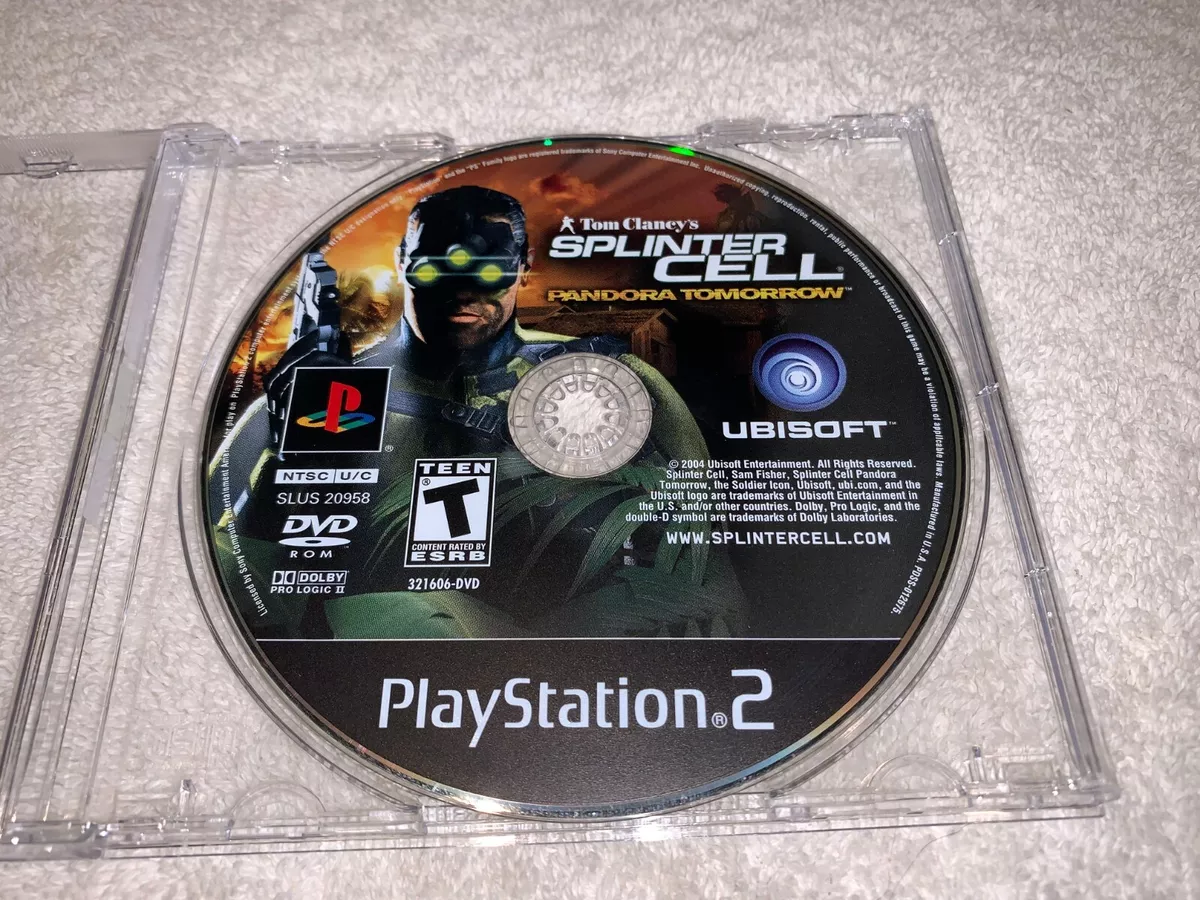 Splinter Cell Pandora Tomorrow Sony Playstation 2 Game