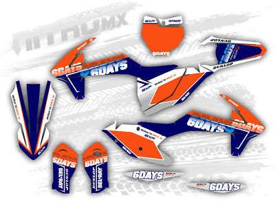NitroMX Thunder Graphics Kit For 2016-2018 KTM SX/SXF/XC/XCF – 125/250/350/450