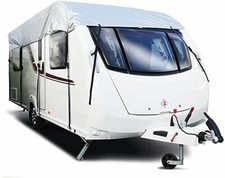 Waterproof Caravan Top Roof Cover Silver 4.1M-5M Fits Kip Sun Line 41 TTZ 2002