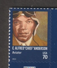 2014 US 4879 ANDERSON AVIATOR PERFORATED MNH