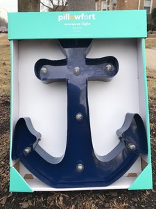 anchor led lights metal wall decor nautical ocean seaside hanging star lights