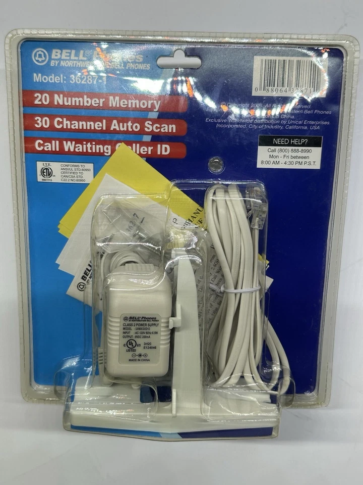 Teléfonos BELL Teléfono Inalámbrico 2.4 GHz con Identificador de Llamadas en Espera Northwestern Bell Foto 2 de 2