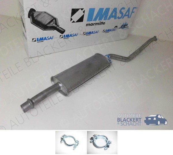 Imasaf Auspuff Msd, Mitteltopf für Citroen Xantia (X1) 1.6I/1.8I-image