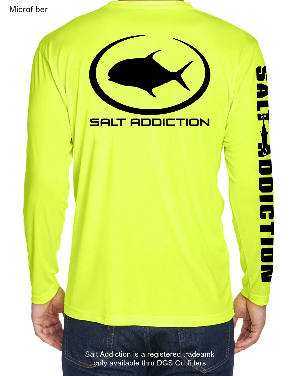 Salt Addiction t shirt microfiber performance fishing apparel 30+ UV dry sun