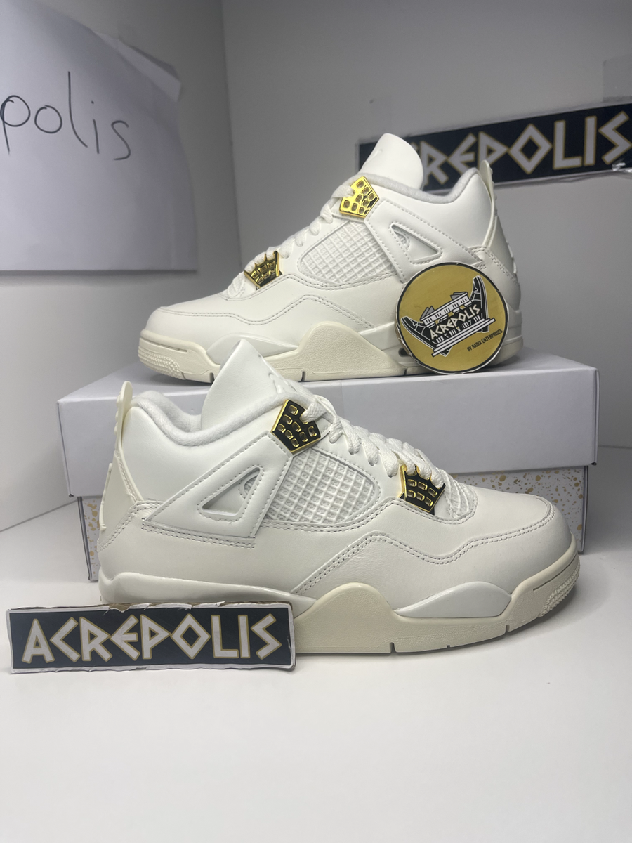 Jordan Metallic Gold Womens UK EU US Fast Ship🚚✅