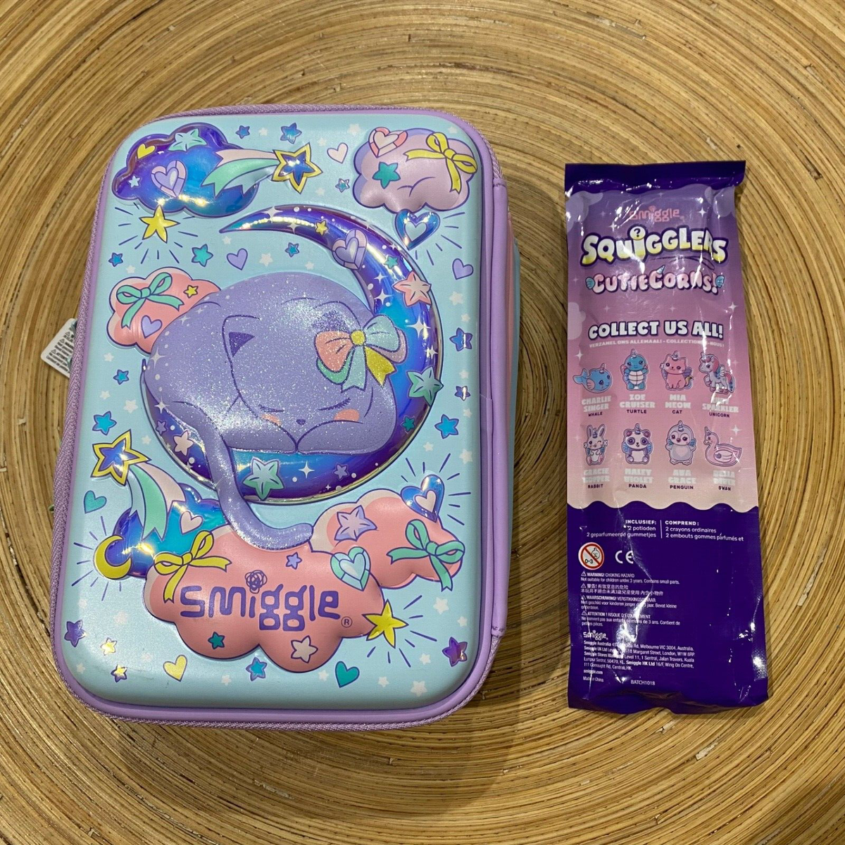 Smiggle Girls Unicorn Illusion Case Triple layer Pencil Case