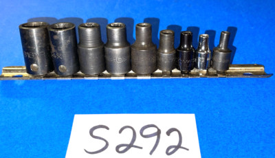 MATCO TOOLS 9 PIECE MULTI DRIVE INSIDE TORX SOCKET DRIVER SET E4-E16
