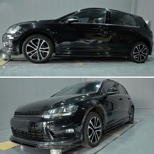 For Volkswagen VW GOLF 7 VII MK7 R R-LINE 14-19 Carbon Side Skirt Extension Lip - Picture 4 of 12