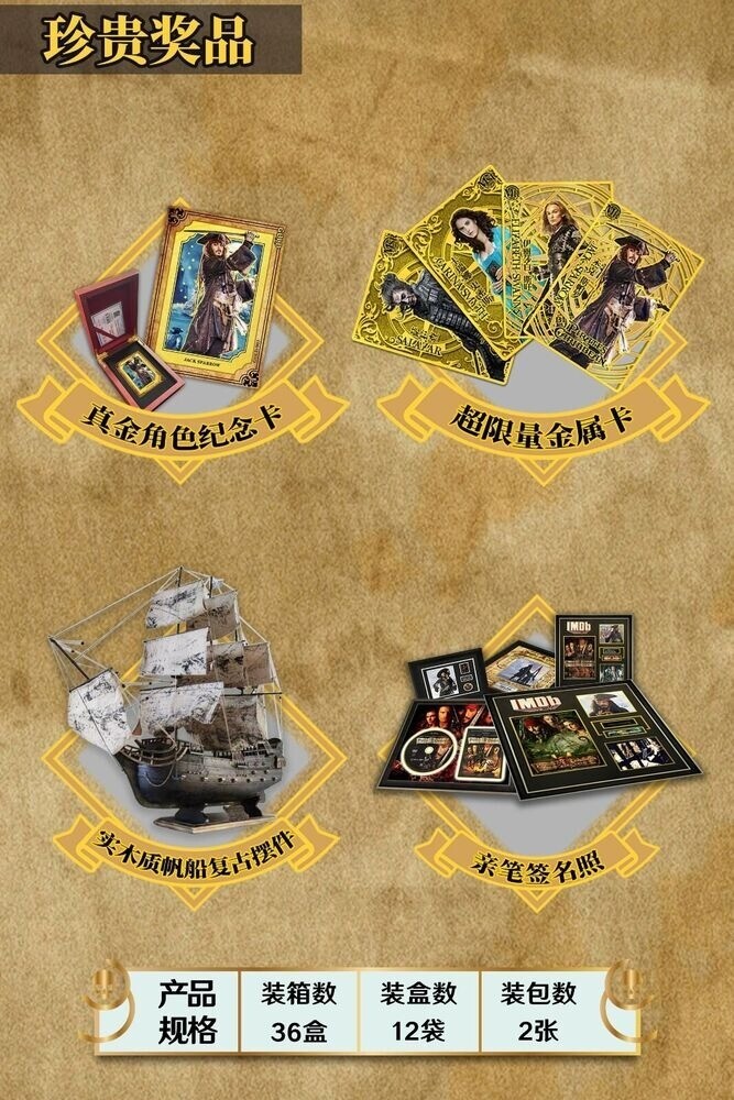 Pirates of The Caribbean Trading Card Game Premium Collector's