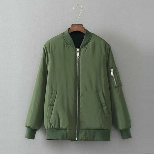 MA2 Cwu Giacca Stile Bomber Militare US Mod / Scooter/Bikers Nero