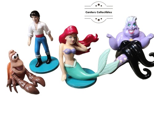 DISNEY ARIEL LITTLE MERMAID SEBASTIAN URSULA PRINCE ERIC FIGURES