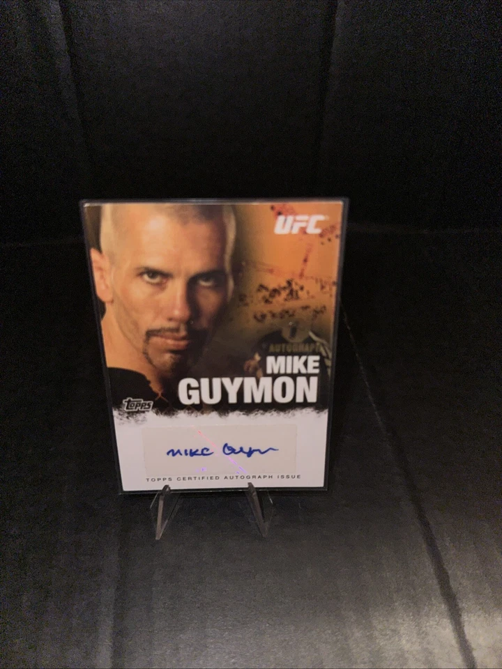 2010 Topps UFC Series 4 Fighter Auto Mike Guymon #FA-MG 1st Rookie Auto RC - Image 2 of 4