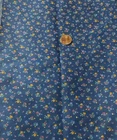 2 3/8 Yds Ozark Calico Fabric Blue Background Small Flowers Fabri-Quilt
